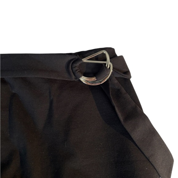 Windsor Women's Best Shot Ponte High Rise Black Belted Skort Medium - Picture 4 of 13